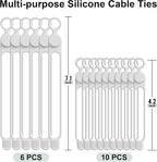 Silicone Cable Ties Cord Organizer - Image 6
