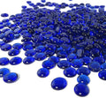 ARSUK 1LB Blue Flat Glass Marbles, Beads by ARSUK