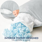 MIULEE Long Body Pillow for Adults - Image 3