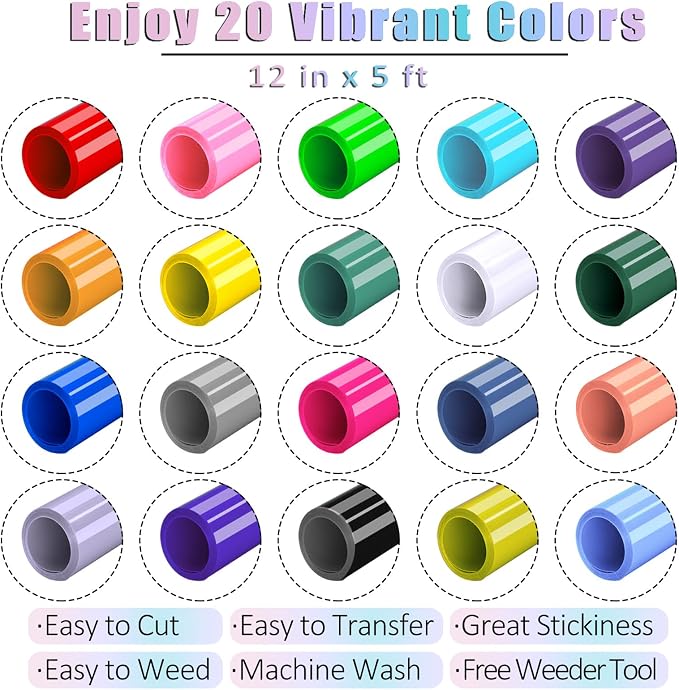 HTV Heat Transfer Vinyl Bundle - Image 2