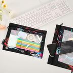 Hockey Player Pencil Pouch for 3 Ring Binder, 2 Pack Waterproof Pencil Bags - Image 5