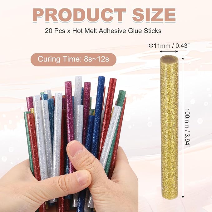 PATIKIL Hot Glue Sticks for Glue Gun - Image 2
