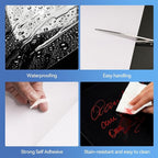 36 Sheets Transparent Laminate Sheets Self Adhesive Laminating Sheets | 8.5x11 - Image 5