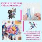 50 PCS Fantasy Punk Galaxy Stickers – Aesthetic Transparent Waterproof - Image 6