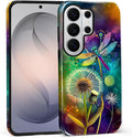 for Samsung Galaxy S26 Ultra Case, Dragonfly Dandelion Colorful Pattern Glossy by Teonvpu