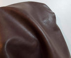 NAT Leathers | Milk Chocolate Dark Brown 2 Tone Fenice Soft Faux Vegan Leather - Image 2