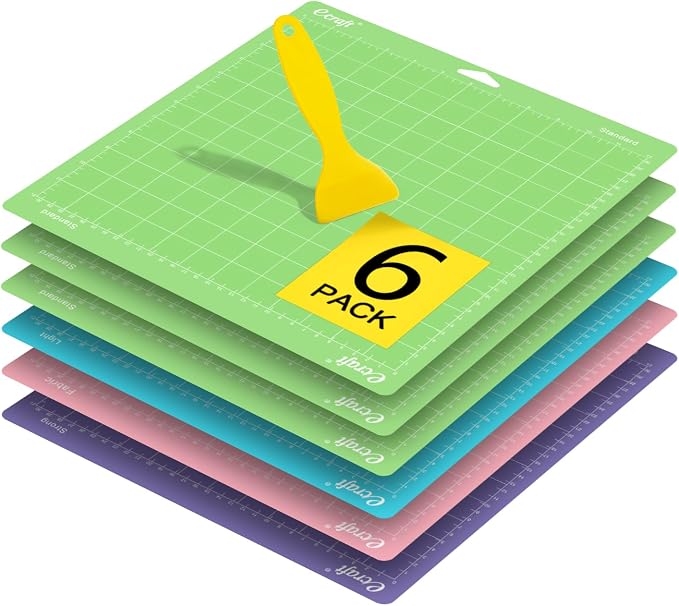 Ecraft 12x12 Cutting Mat 6-Pack Compatible by ecraft
