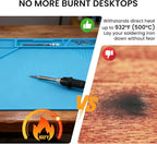 Silicone Soldering Mat with Soldering Stand, Heat Resistant 932°F, Large 20x14 - Image 3