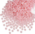 qiipii 900PCS 6mm Light Pink Round Half Round Pearls by qiipii