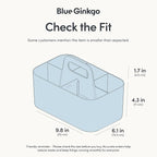 BLUE GINKGO Stackable Organizer Caddy, Made in Korea | Portable. Adjustable. - Image 3