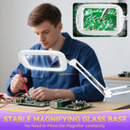 30X 10X Extra Large Floor Magnifying Glass - Image 3