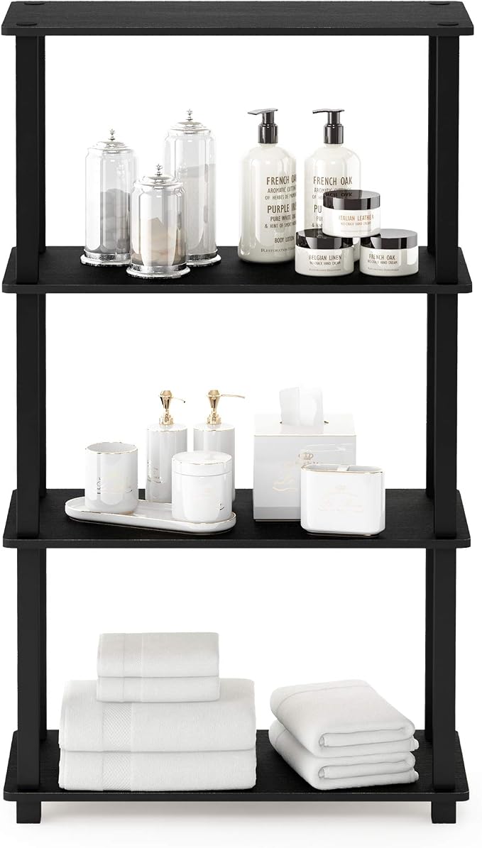 Furinno Turn-S-Tube 4-Tier Storage Shelves Bookshelf - Image 4