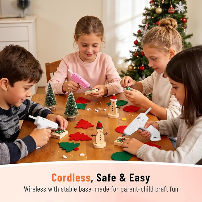 Katerk 3.7V Cordless Hot Glue Gun Kit - Image 2