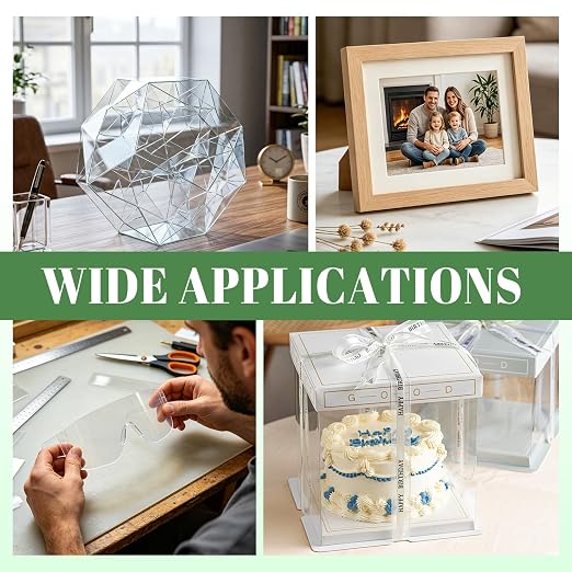 TKOnline 14 PCS Plexiglass Sheets, Invitations, Poster Frames Plastic Board - Image 5
