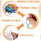 28 Pcs Metal Keychain Clip, Colorful Swivel Snap Hook - Image 4