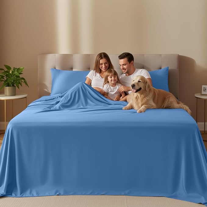 Utopia Bedding Queen Size Sheet Set – 4 Piece Bed Sheets, Soft and Breathable - Image 2