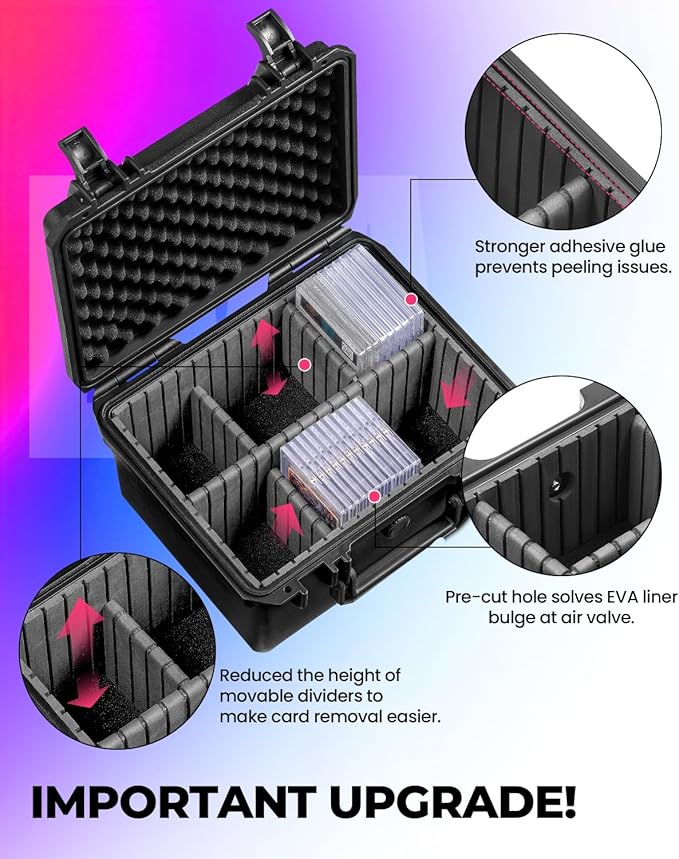 Card Cases for Sport Trading Graded Card Holder Hard Waterproof Storage Box | - Image 3
