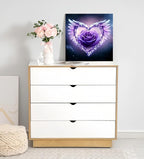 GXGLLPZBY Diamond Art Kits for Beginners, Dream Heart Flower Diamond Painting - Image 3