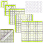 Quilting Rulers, 5 Quilting Templates Square Ruler by HUIFARI