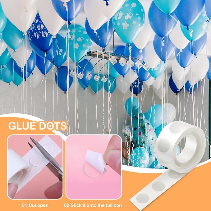 gegemaoyi 1000Pcs Clear Glue Dots Double Sided Adhesive Points - Image 2