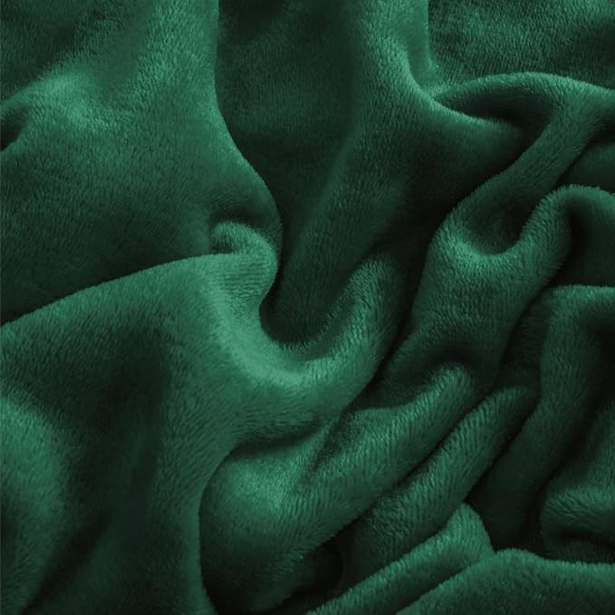 BEDELITE Flannel Sheets Full Size Dark Green - Image 5