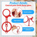 57 Pcs Colorful Swivel Snap Hook - Image 3