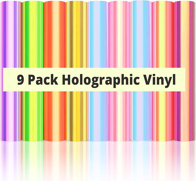 HTVRONT Holographic Vinyl Permanent by HTVRONT