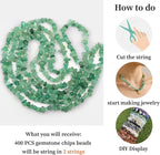 400pcs Natural Chip Stone Beads - Image 9