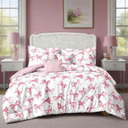 Nanko Full Size Comforter Set, Modern Romantic Bedroom Decor Bedding Sets in a by NANKO