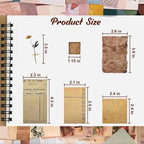 565 Pcs Vintage Scrapbook Paper Kit, Scrapbook Paper Supplies - Image 7