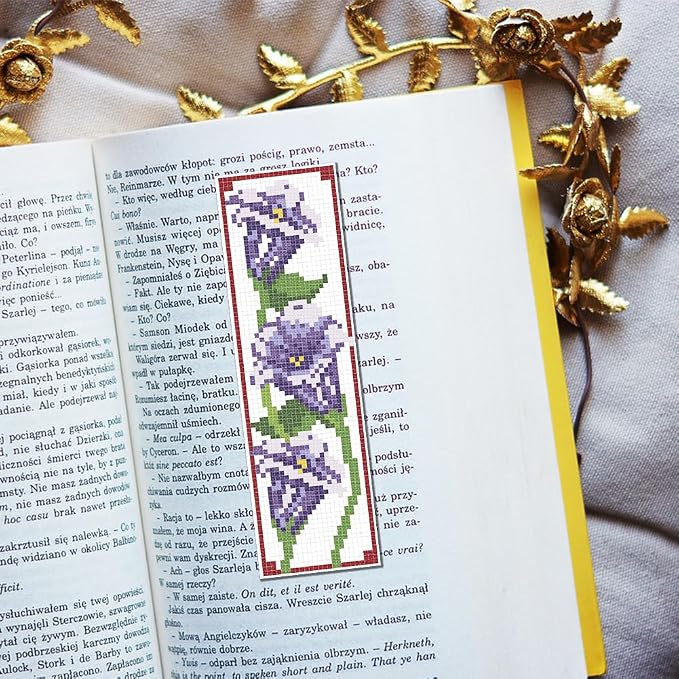 FREEBLOSS 6 Set Bookmark Cross Stitch Kits Stitch Bookmark Cross Stitch Kits - Image 5
