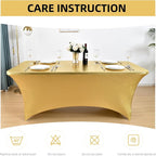 2-Pack 8ft Spandex Table Covers - Image 6