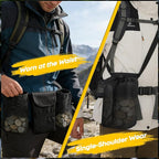Rock Collecting Bag, Adjustable Rock Waist Bags - Image 5