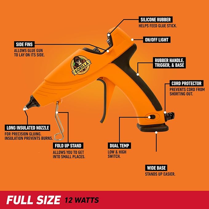 Gorilla Hot Glue Gun Kit - Image 3
