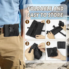 2 Pack Waist Mesh Foraging Bag, Folding Rock Collecting Bag, Foraging Pouch - Image 5