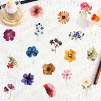 Transparent Flora Scrapbook Stickers Aesthetic Flowers Stickers | Transparent & - Image 4