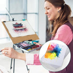 TecUnite 60 Sheets Watercolor Paper Pad Bulk Art White Cold Press Painting Paper - Image 7