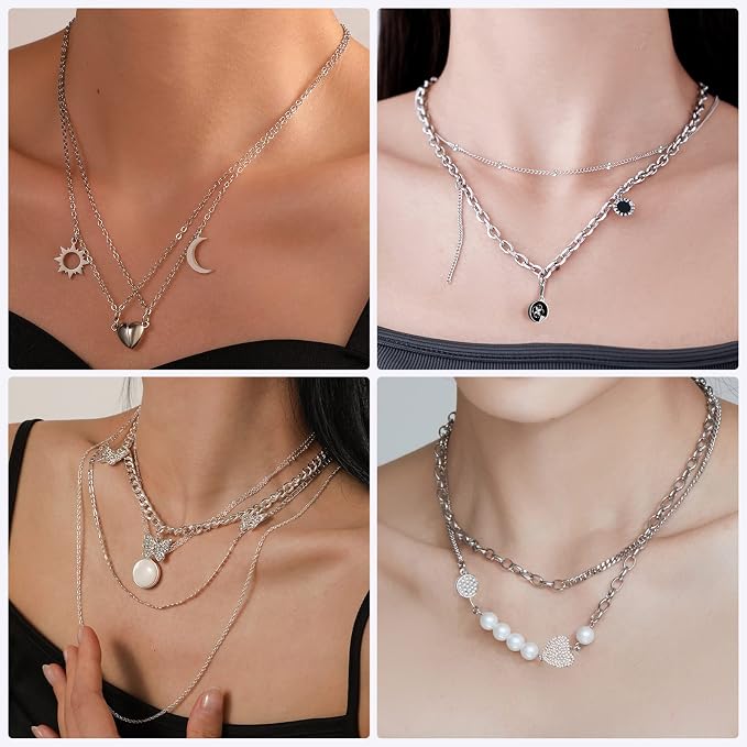 Necklace Chains for Jewelry Making, 78.7 Feet 10 Rolls Stainless Steel Jewelry - Image 6