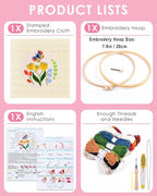 TINDTOP Punch Needle Kits, DIY Punch Embroidery Kits - Image 2