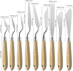 9Pcs Stainless Steel Palette Knife Set - Image 2