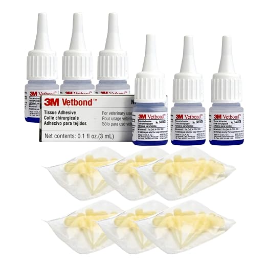 3M Vetbond Tissue Adhesive 0.1 oz – Fast-Acting Veterinary Wound Glue by 3MIndustrial