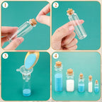 Geiserailie 45 Pcs Mini Glass Bottles - Image 3