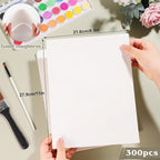 300 Sheets Watercolor Paper 8.5 x 11, 140 lb/300 GSM Cold Press Watercolor - Image 2