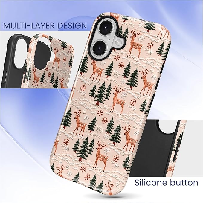 Case for iPhone 17, Scratch Resistant Hybrid Double Layer Hard - Image 4
