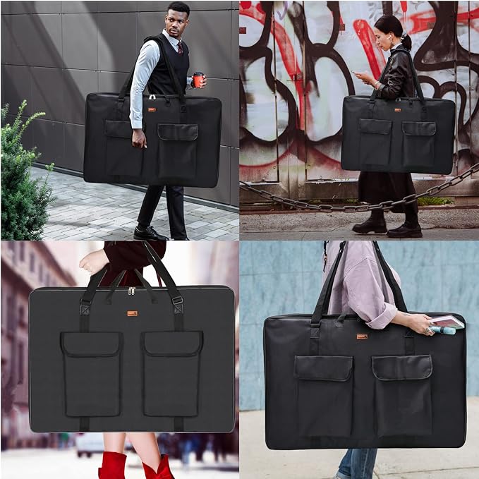 TreochtFUN Art Portfolio Case 24 X 36, Portfolio Bag Soft Water Resistant - Image 3