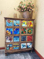 1.1lb Irregular Crystal Mosaic Tiles, Small Mosaic Tile DIY Hobbies Children - Image 7