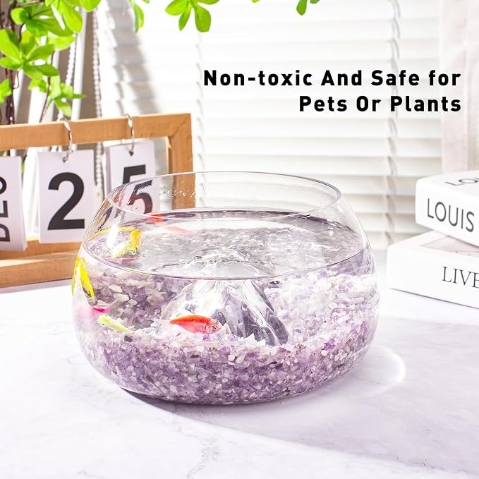 0.5 Lb/230g Amethyst Crystal Chips Bulk Tumbled Crushed Stones 3-5mm, Natural - Image 4
