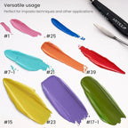 Arteza Palette Knives 8-Pack, Sizes No. 1, Durable Stainless Steel Blade & - Image 5