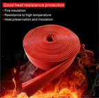 Fuel Line Heat Shield Insulation Heat Shielded Fire Thermo Armor Fire Sleeve - Image 2