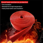 Fuel Line Heat Shield Insulation Heat Shielded Fire Thermo Armor Fire Sleeve - Image 2